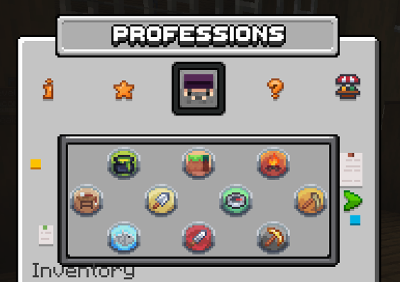 The Professions GUI